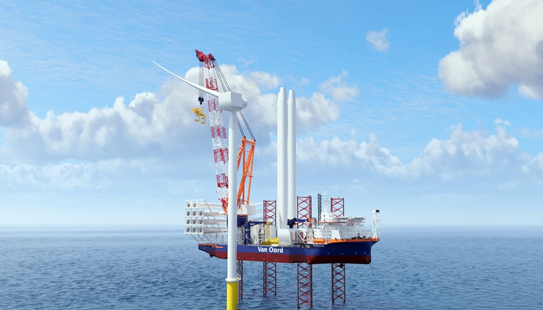Van Oord to install Nordseecluster monopiles Van Oord to install Nordseecluster monopiles