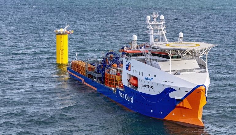 Van Oord cable-laying vessel debuts at Sofia Van Oord cable-laying vessel debuts at Sofia