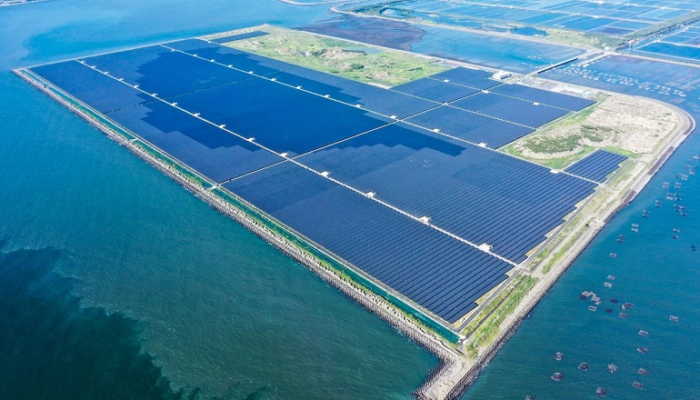 Taiwan toasts start-up of major solar farm