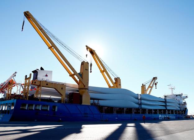Vestas kit lands in Argentina 