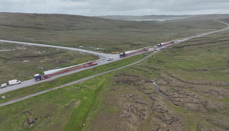 Viking receives final convoy of turbine components Viking receives final convoy of turbine components
