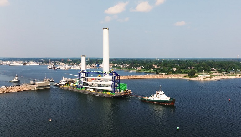 First turbine sets sail for Vineyard Wind project site