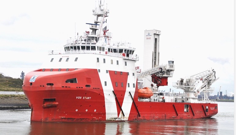 Vroon vessel supporting Northwester 2 Vroon vessel supporting Northwester 2