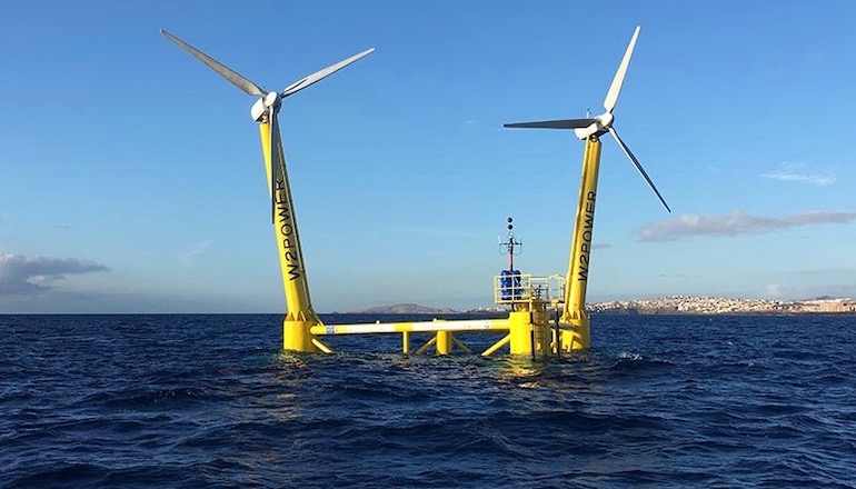 Plenitude invests in floating wind tech firm EnerOcean Spanish floater passes first test