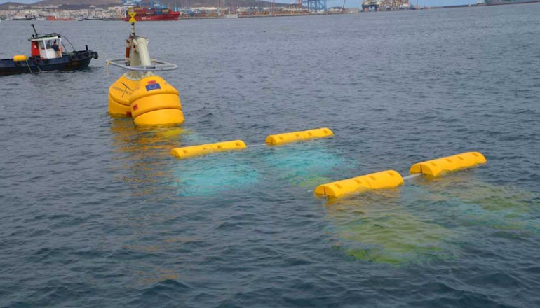 Danish wave crew deploys prototype off Canary Islands Danish wave crew deploys prototype off Canary Islands