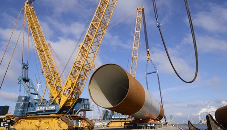 Buss wraps up He Dreiht piles load-out Buss wraps up He Dreiht piles load-out