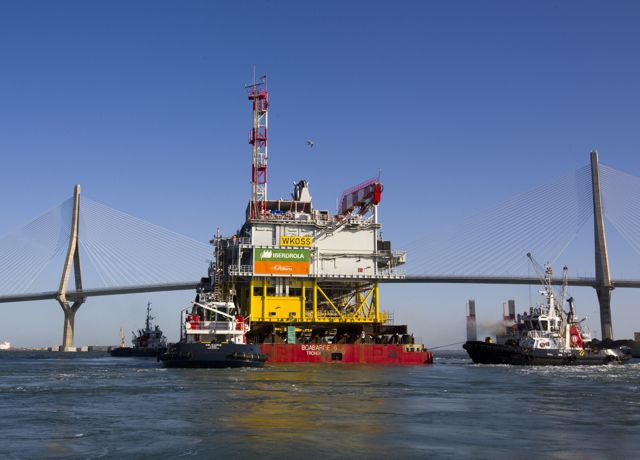 Wikinger topside sets sail