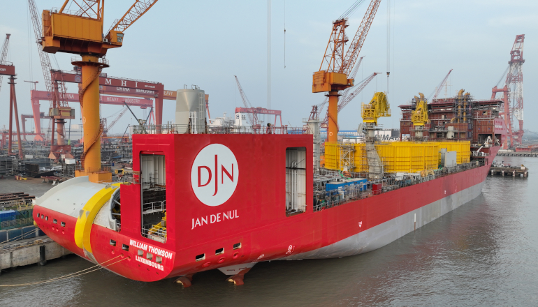 Jan De Nul launches cable vessel Jan De Nul launches cable vessel