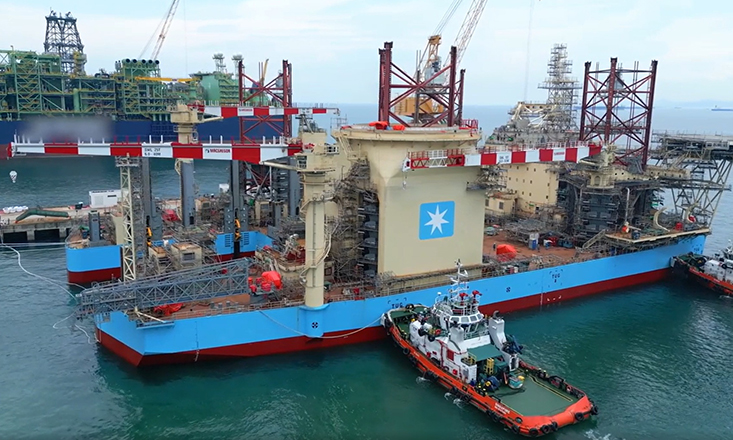 Maersk floats out new wind installation vessel Maersk floats out new wind installation vessel