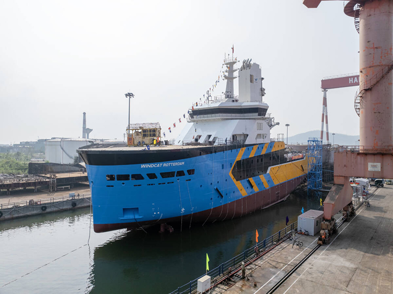 Windcat launches hydrogen-ready CSOV Windcat launches hydrogen-ready CSOV