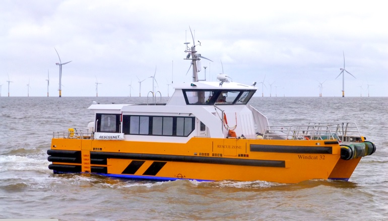 Windcat, Eneco ink offshore vessel charter UK launches offshore vessel charging project