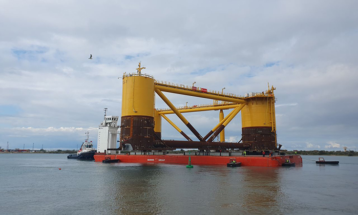 First floater launched for pilot project in France First floater launched for pilot project in France