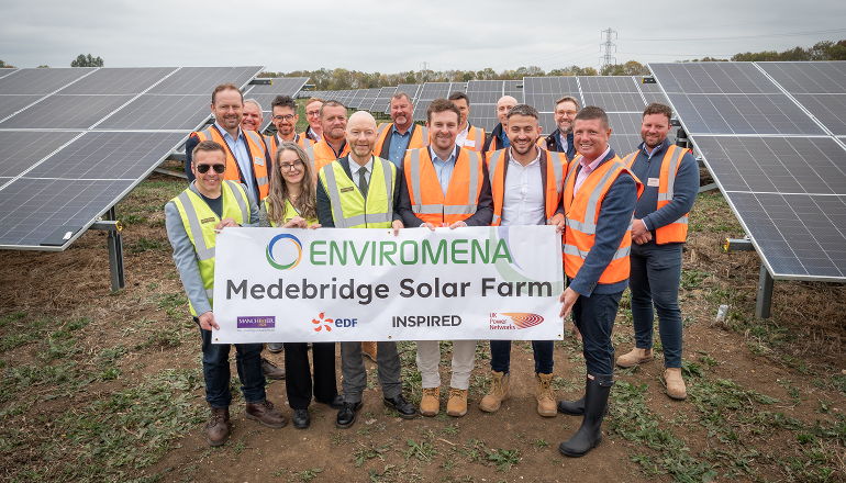 Enviromena cuts ribbon at Medebridge