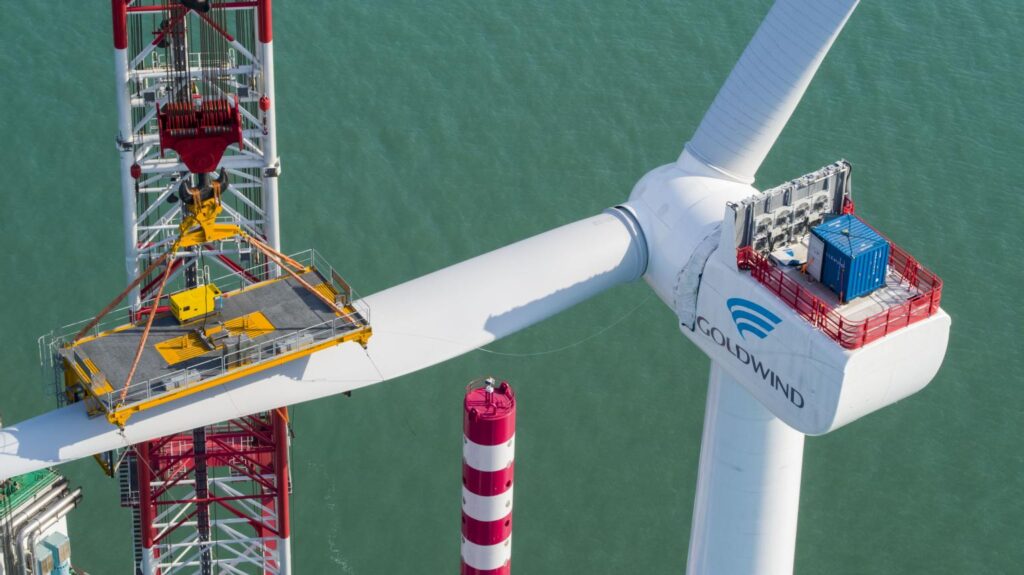 Goldwind 8MW giant stands tall in China Goldwind 8MW giant stands tall in China
