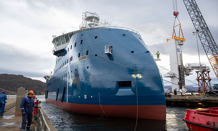 Ulstein launches new CSOV for BS Offshore Ulstein launches new CSOV for BS Offshore
