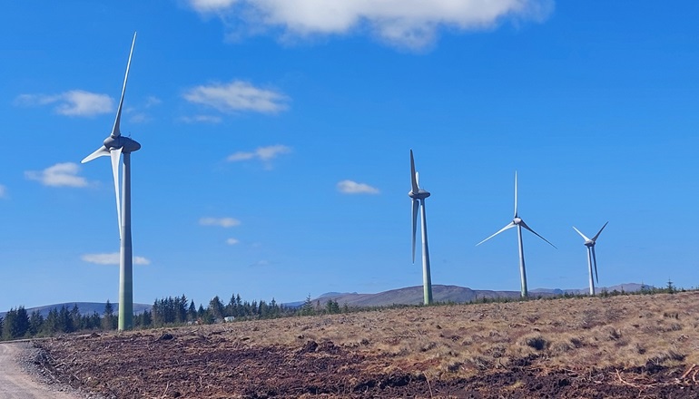 Full Circle services Scottish wind farm Full Circle services Scottish wind farm